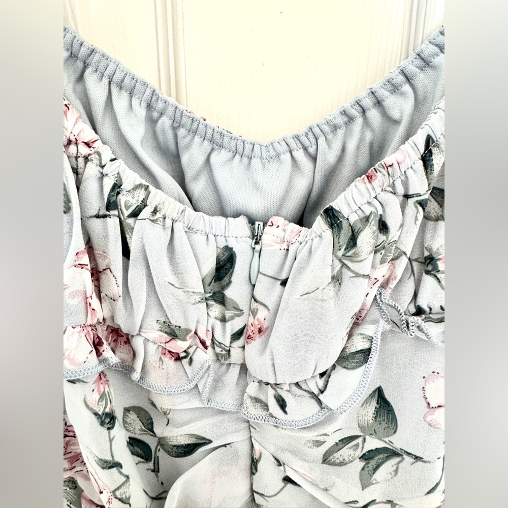 Honey - Klesis Meadow Floral Print Ruffle Mini Dress - Picture 9 of 10